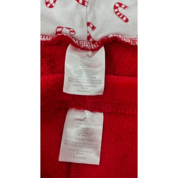 Baby Wonders Red Santa Fleece Hooded Jacket & Pants Set - Size 6-9 Mos - Picture 5 of 7
